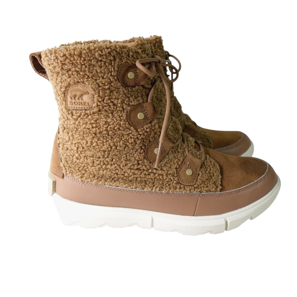 Sorel Explorer II Joan Cozy Boots Womens Size 11 Faux Fur NL4455-257 Winter